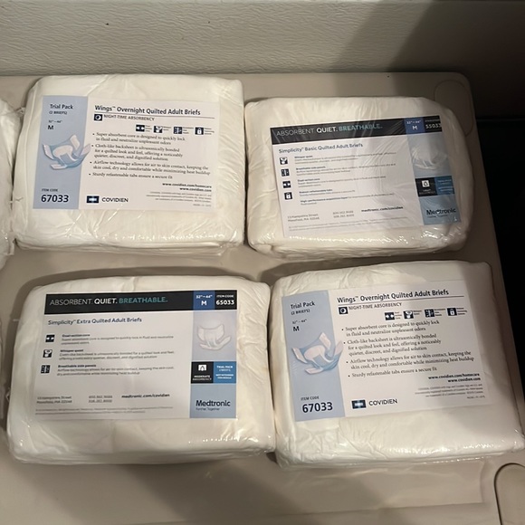 12 size medium brand new sealed 2 in each pack you get all 12 - Picture 3 of 3